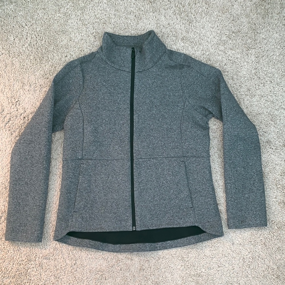 Dark Gray Lululemon Zip up fleece jacket